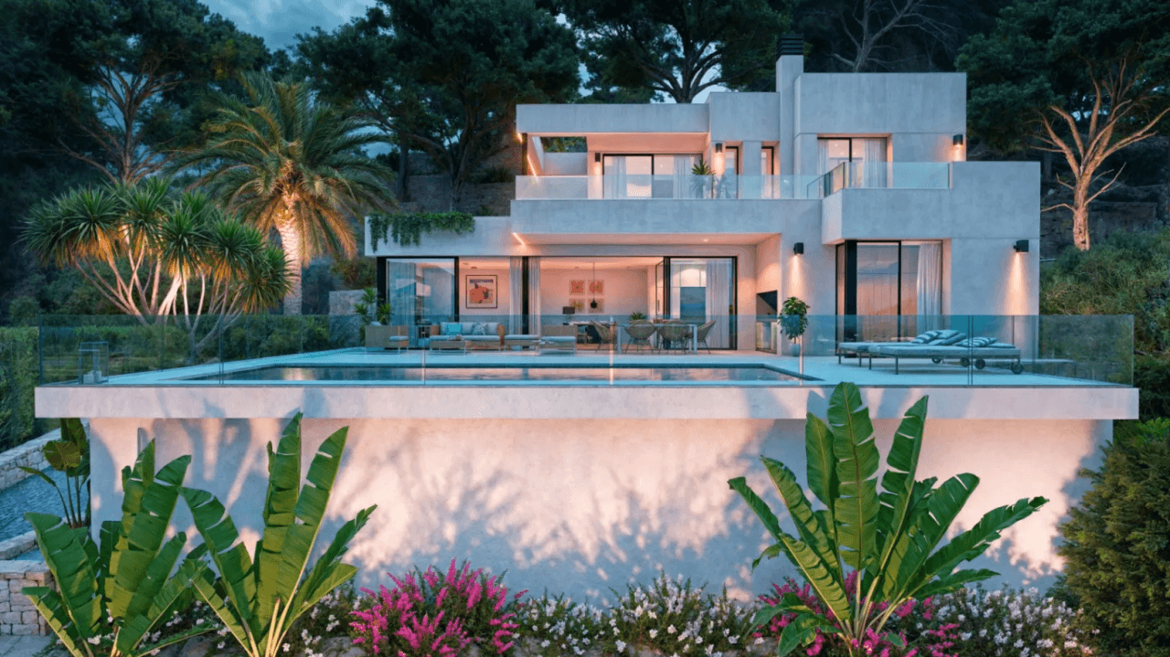 Superbe villa avec vue imprenable sur les montagnes à Calpe