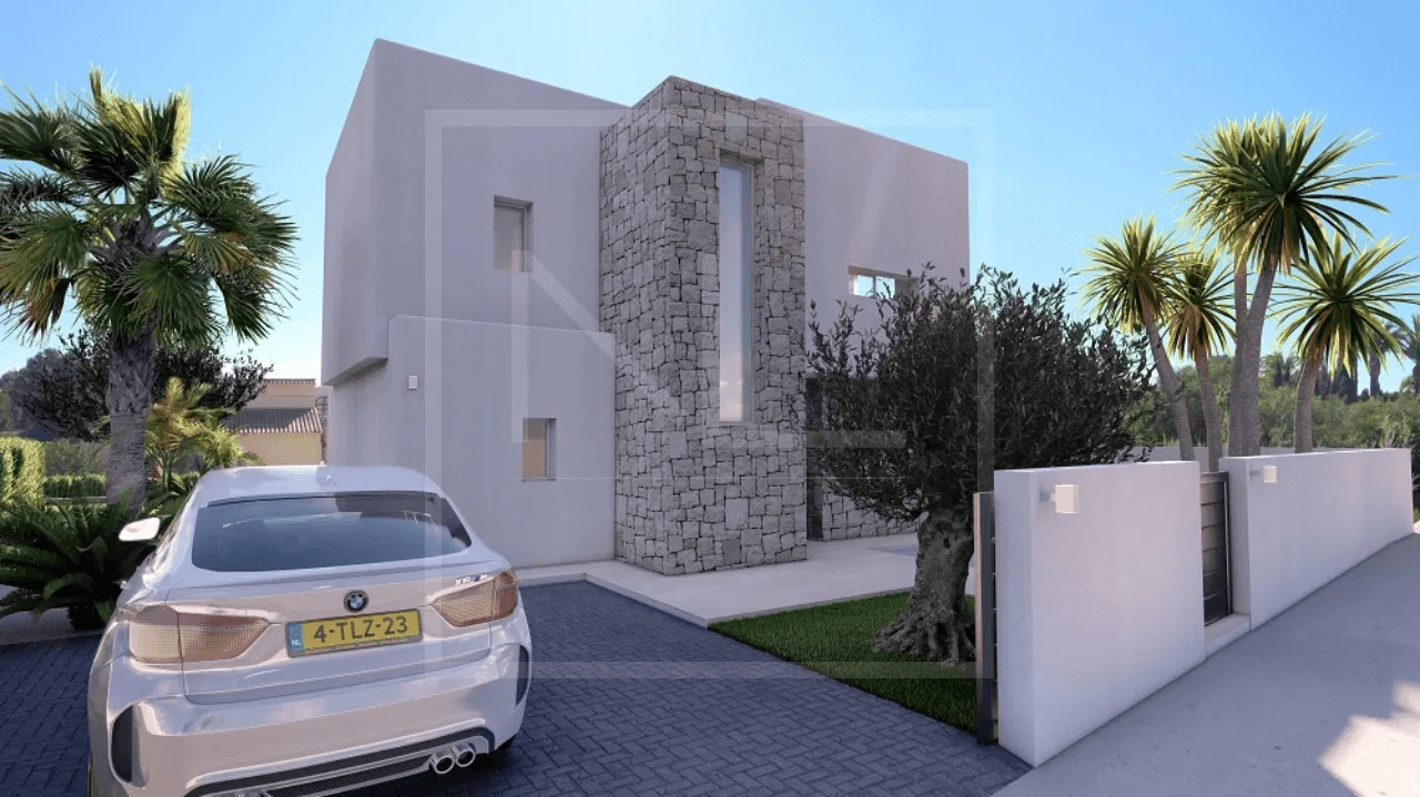 Villa individuelle de 4 chambres et 3 salles de bains à vendre à Benissa Costa