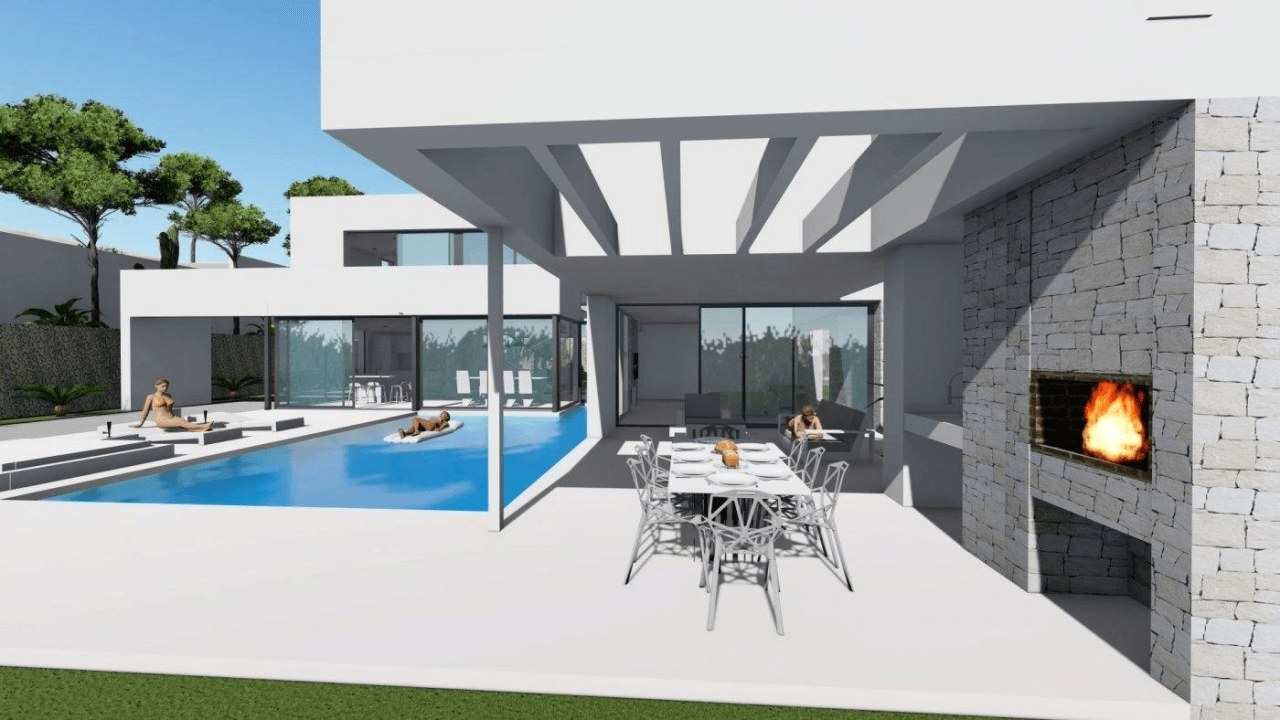 PROJET VILLA AVEC PISCINE À CALPE À VENDRE