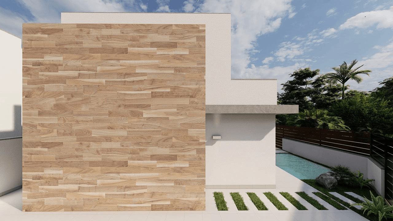 Villas modernas de 3 dormitorios y 3 baños con solario y piscina privada
