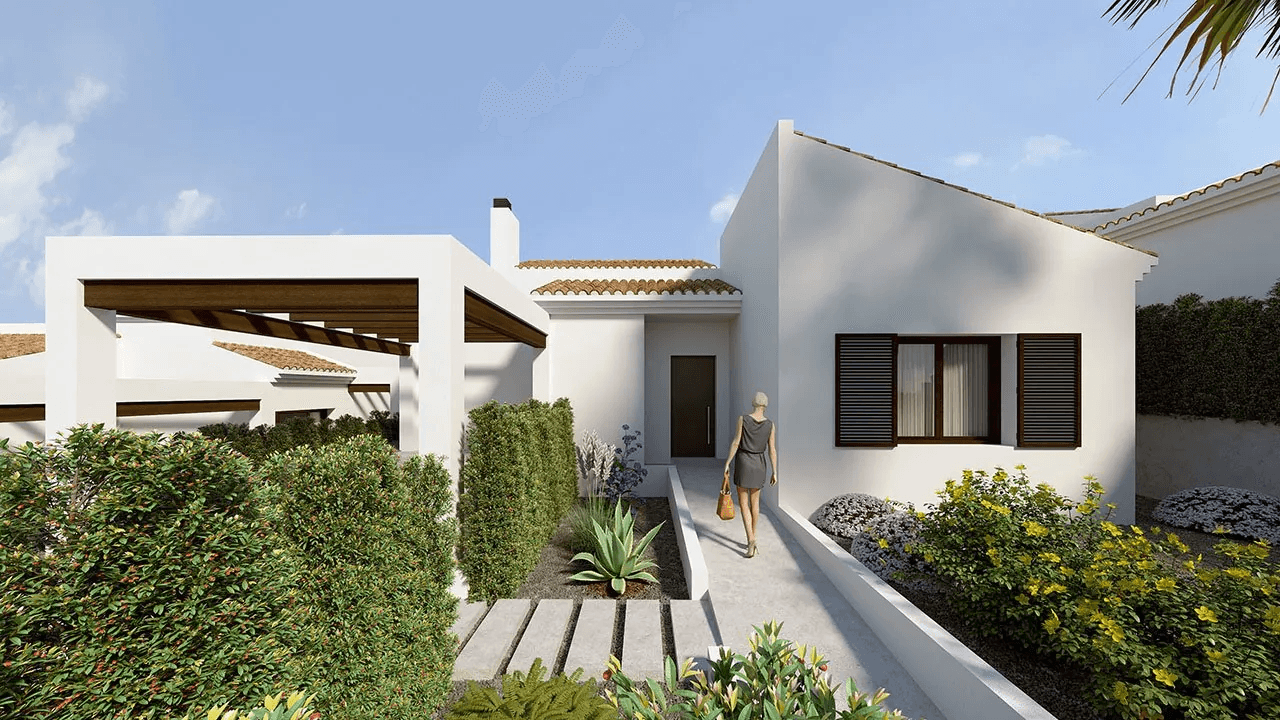 Villas élégantes de 3 chambres à coucher, 2 salles de bain, air conditionné et piscine privée dans un complexe de golf