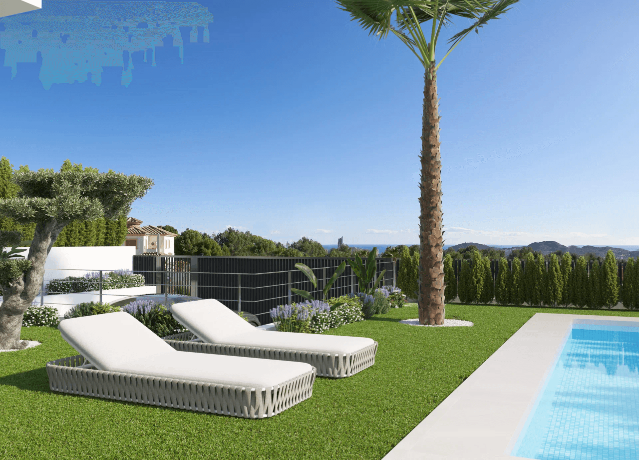 Villas modernes avec vue sur la mer à vendre à Finestrat