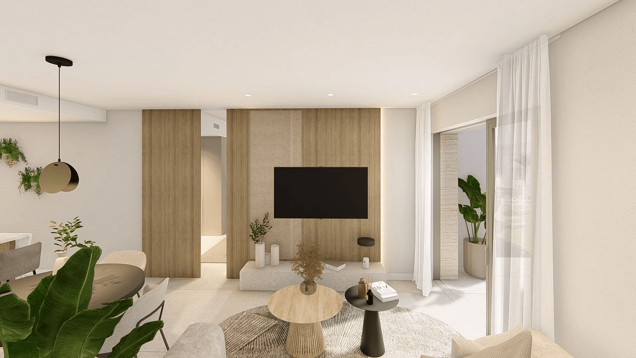 Penthouses de 2 chambres y 2 salles de bain dans un complexe privé avec piscine communautaires