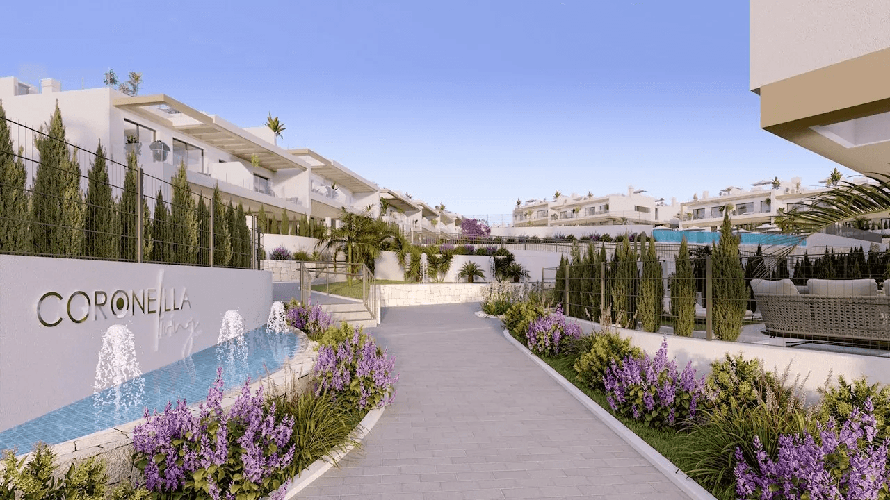 Penthouses avec 3 chambres, 2 salles de bain, terrasse sur le toit, parking privé, piscines communes et jacuzzis chauffés