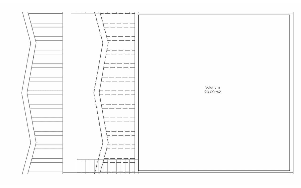 Appartements de 2 chambres au dernier étage avec 2 salles de bains, piscine communautaire et vue sur la mer