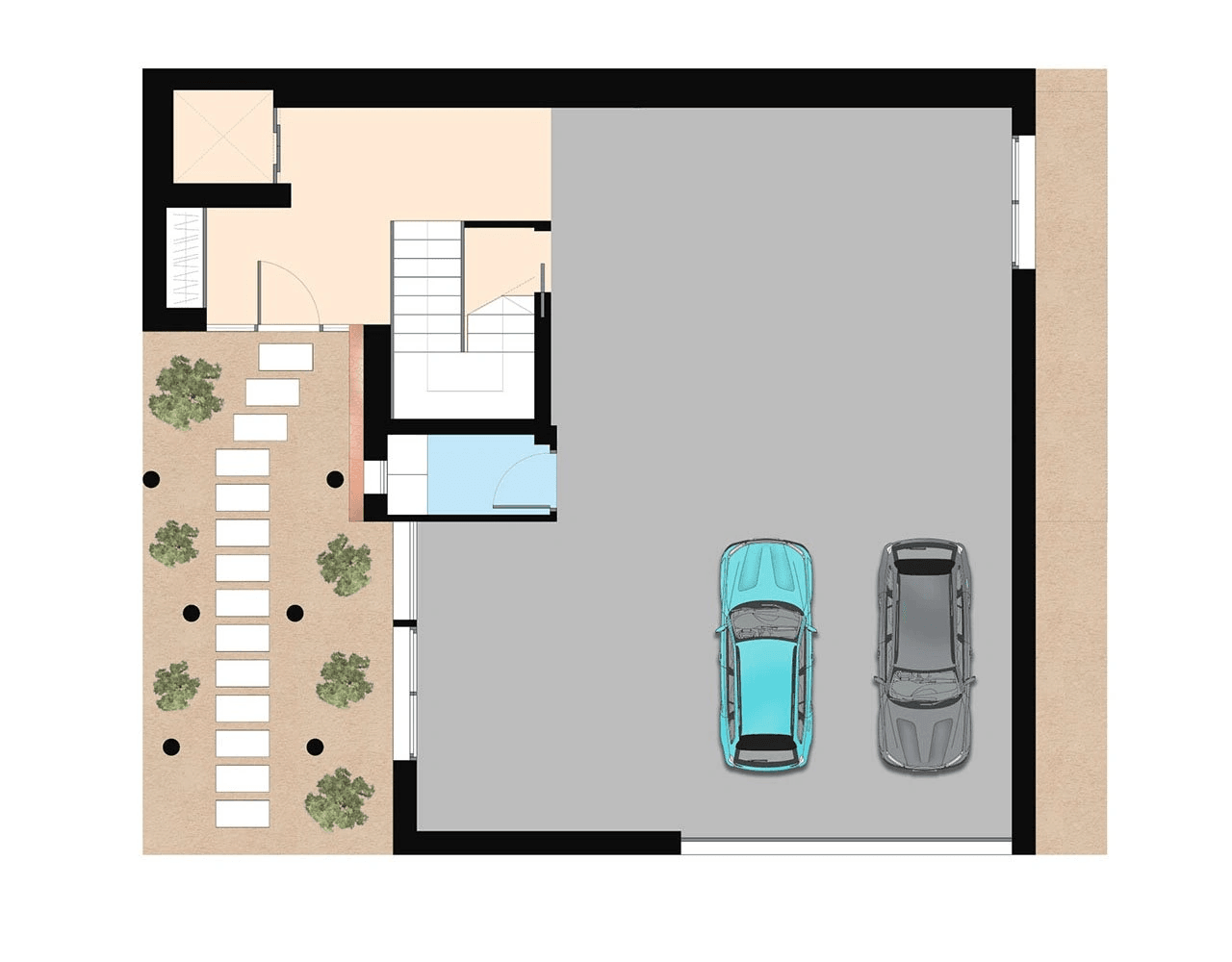 Villas spacieuses et exclusives avec piscine à débordement, garage et vue sur la mer