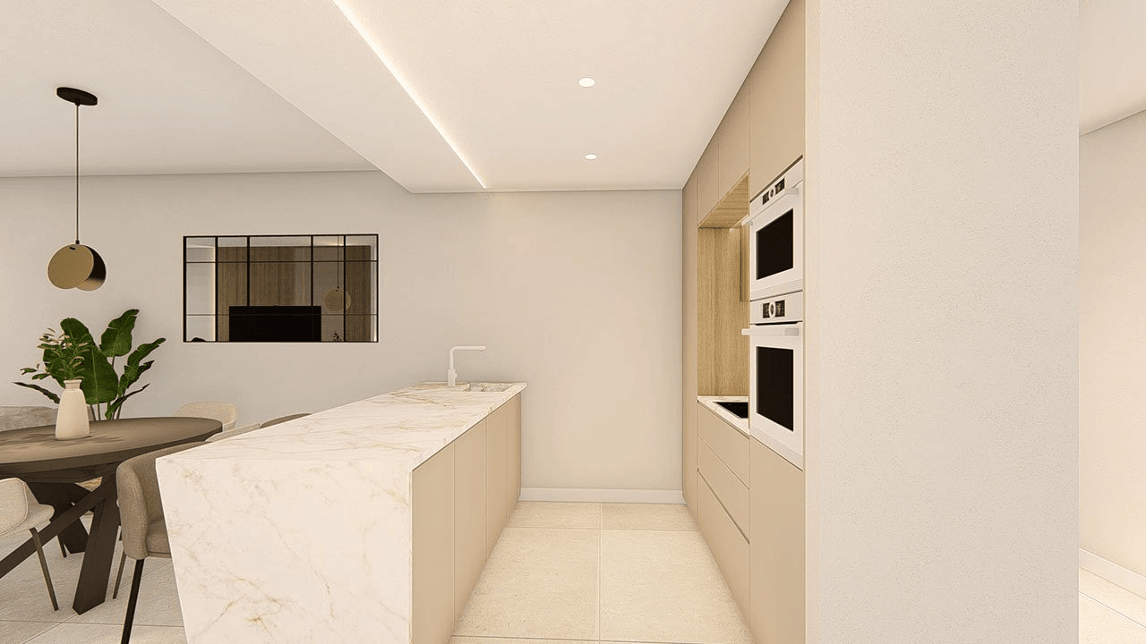 Penthouses de 3 chambres y 2 salles de bain dans un complexe privé avec piscine communautaires