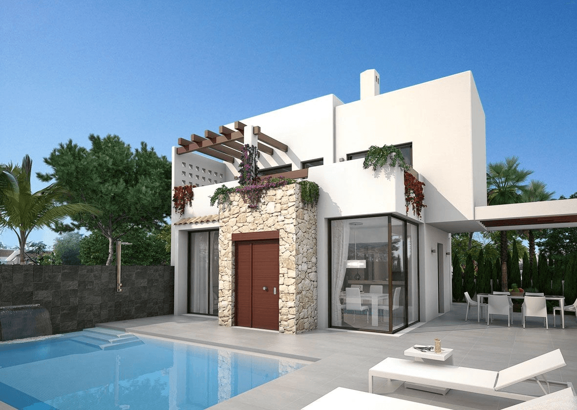 Villas de luxe de 2 - 3 chambres et piscine privée à seulement 500 m de la plage