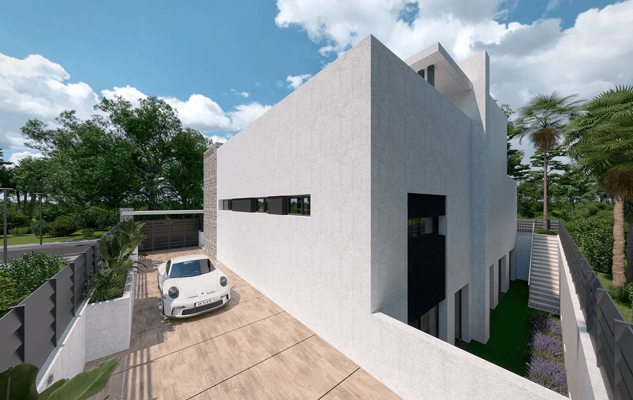 Villas de 3 dormitorios y 2 baños con 2 aseos, sótano, solario, aire acondicionado y piscina privada en el maravilloso Santa Rosalía Resort