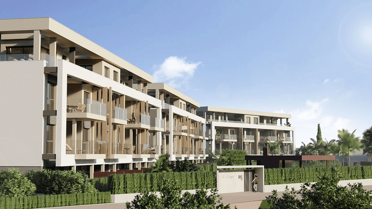 Áticos de 3 dormitorios y 2 baños con parking privado subterráneo y piscina comunitaria en el Santa Rosalía Lake and Life Resort