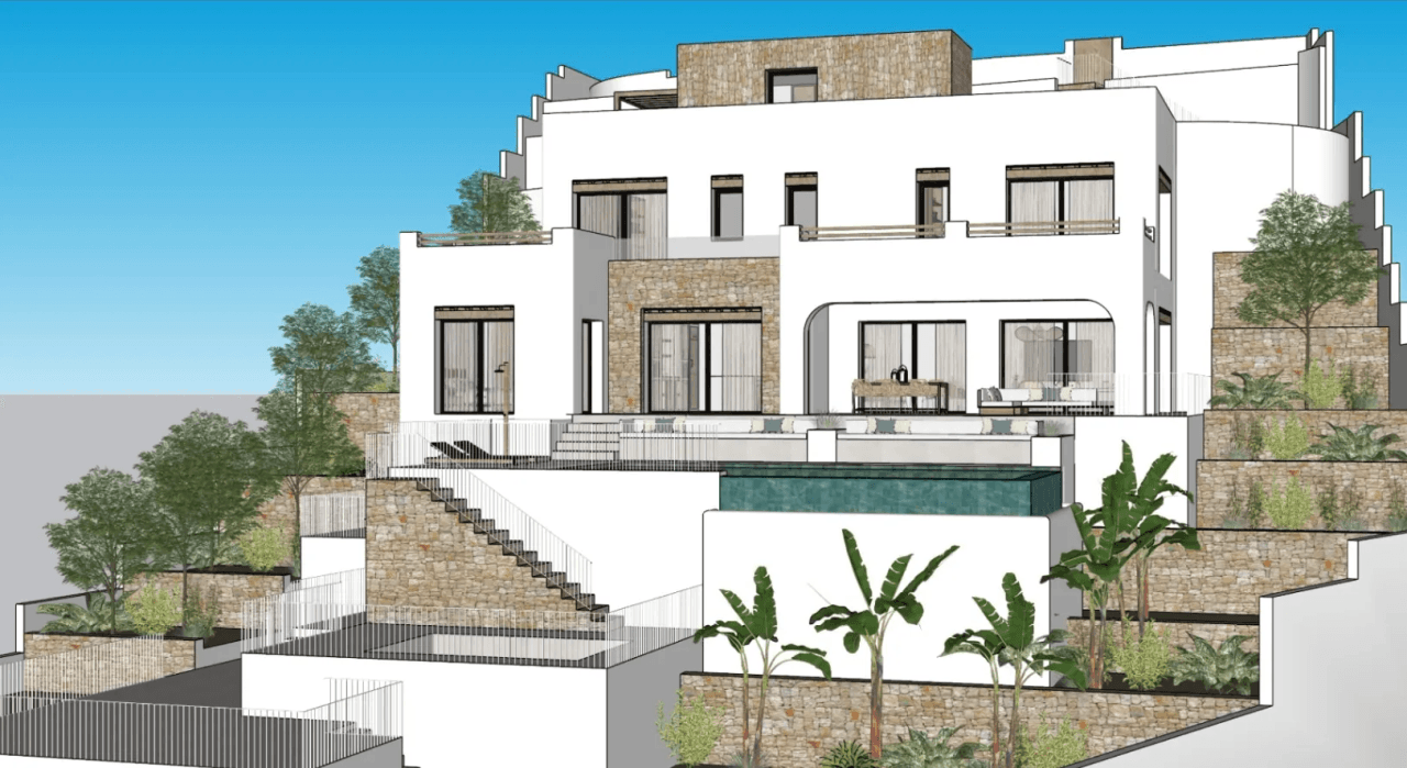 Villa de luxe à Benissa avec vue panoramique sur la mer