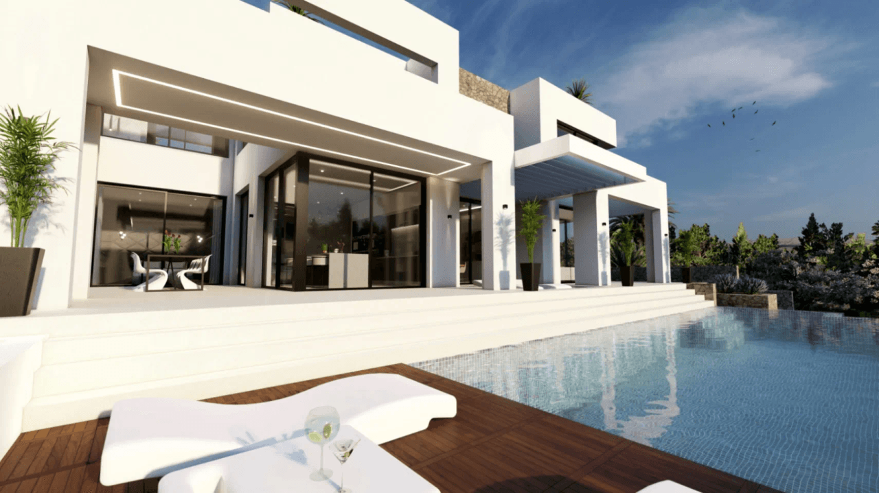 Robuste villa neuve à vendre à Benissa