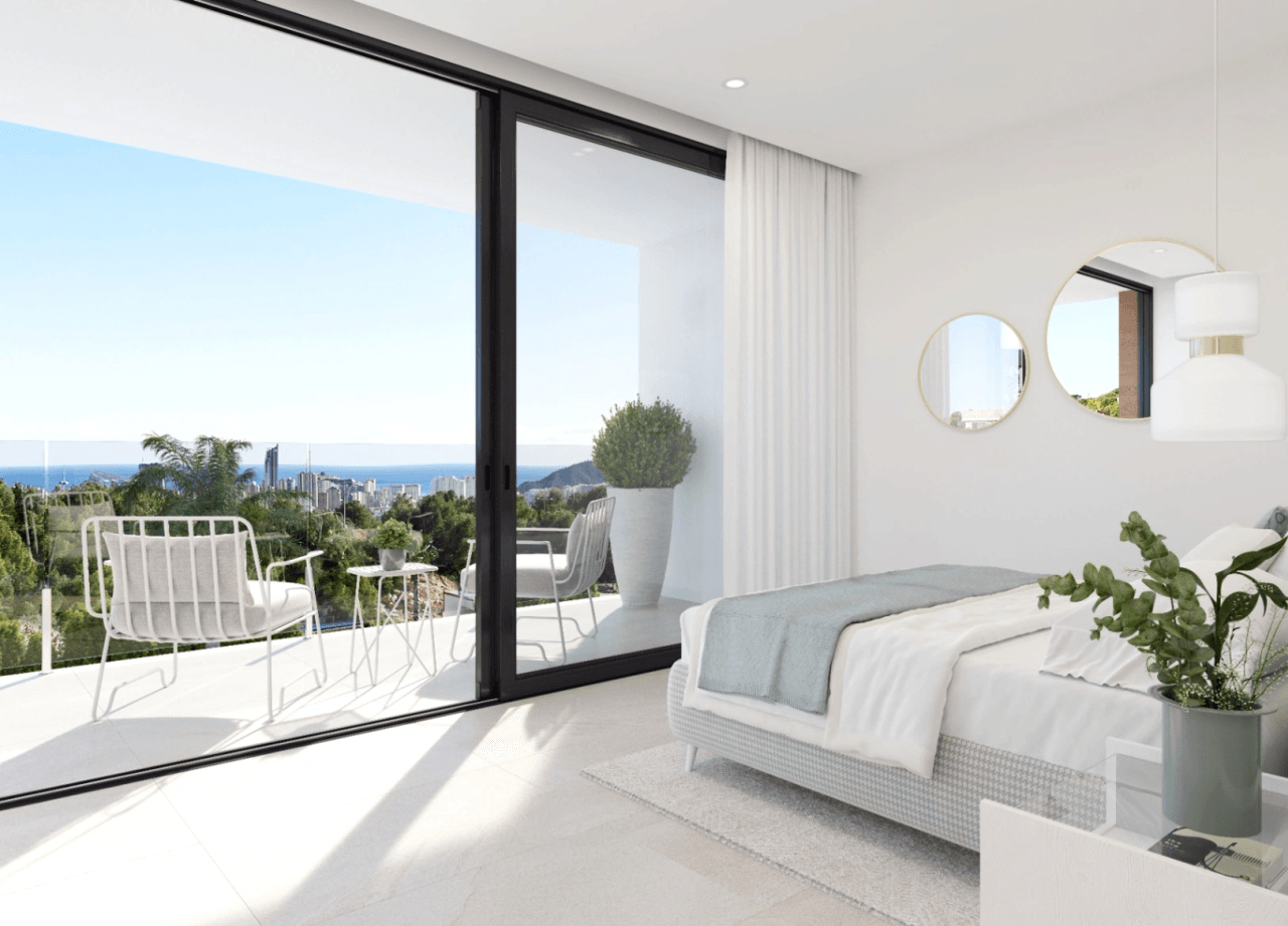 Villa nouvelle construction vue mer à vendre à Finestrat