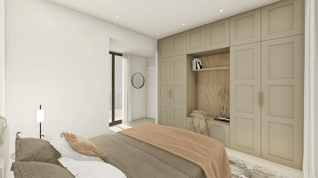 Villas fantastiques et spacieuses avec 4 chambres, 4 salles de bain, W.C., garage, piscine privée et vue sur la mer
