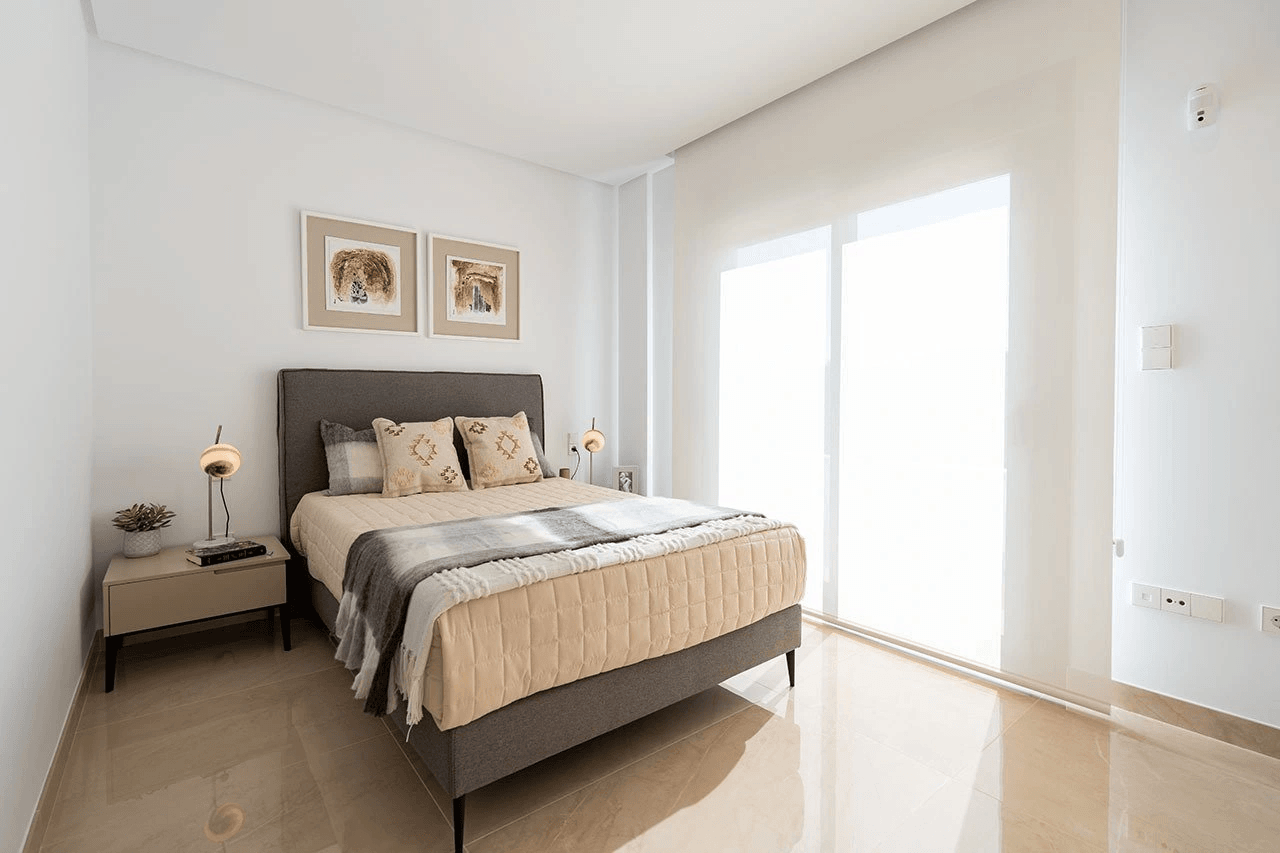 Maisons mitoyennes modernes avec 3 chambres à coucher et piscine communautaire à seulement 500 m des merveilleuses plages de sable fin