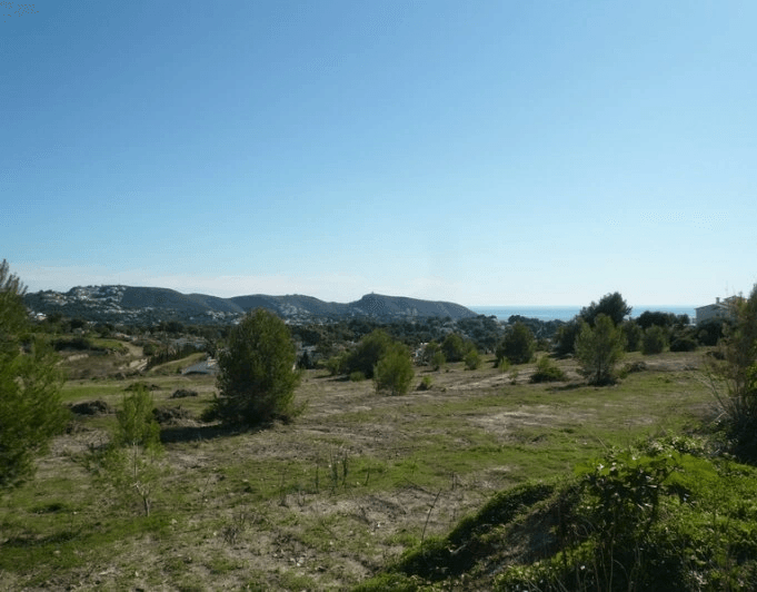 Parcelles à bâtir avec vue mer en vente à Moraira