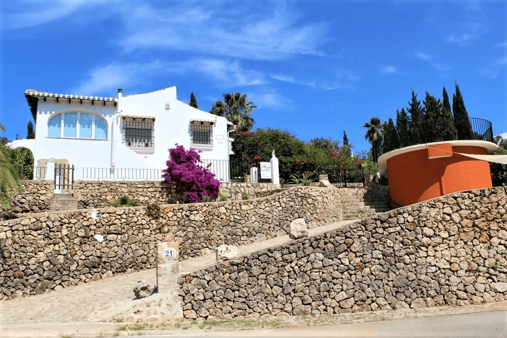 Vues incroyables depuis la villa "Casa Del Relojero" à Monte Pego.