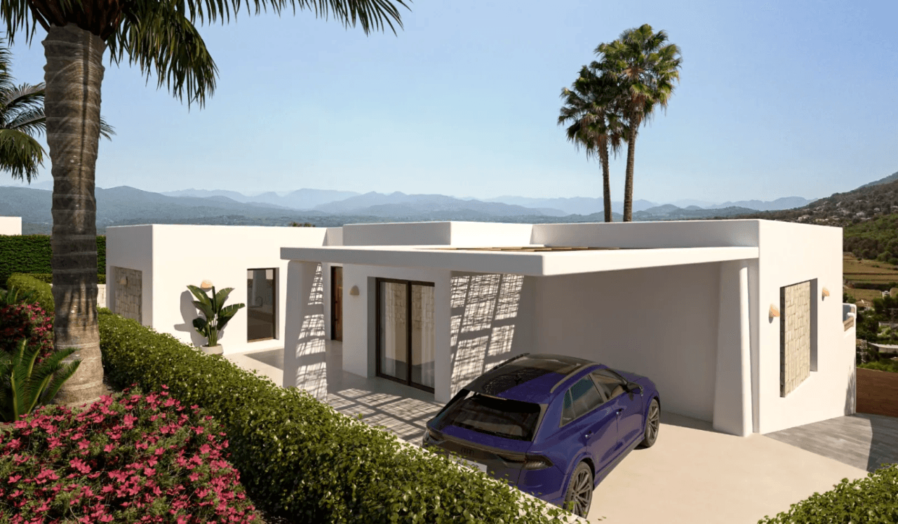 Villa neuve moderne avec vue panoramique sur le Montgó à Jávea