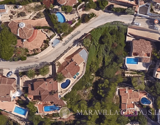 Terrain avec une vue magnifique dans Benimeit - Moraira