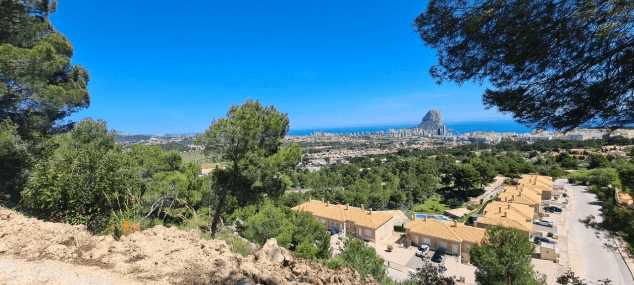 GRAND TERRAIN AVEC VUE PANORAMIQUE À CALPE