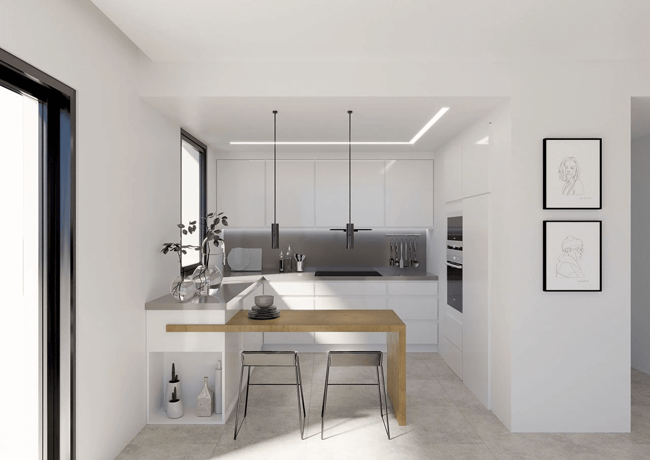 Apartamentos exclusivos de 3 dormitorios con vistas al mar, piscina comunitaria y aire acondicionado a tan solo 800 m de la playa