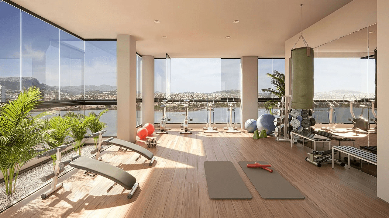 Superbes penthouses avec 3 chambres à coucher, climatisation, espace de stationnement privé, piscine communautaire et vue sur la mer