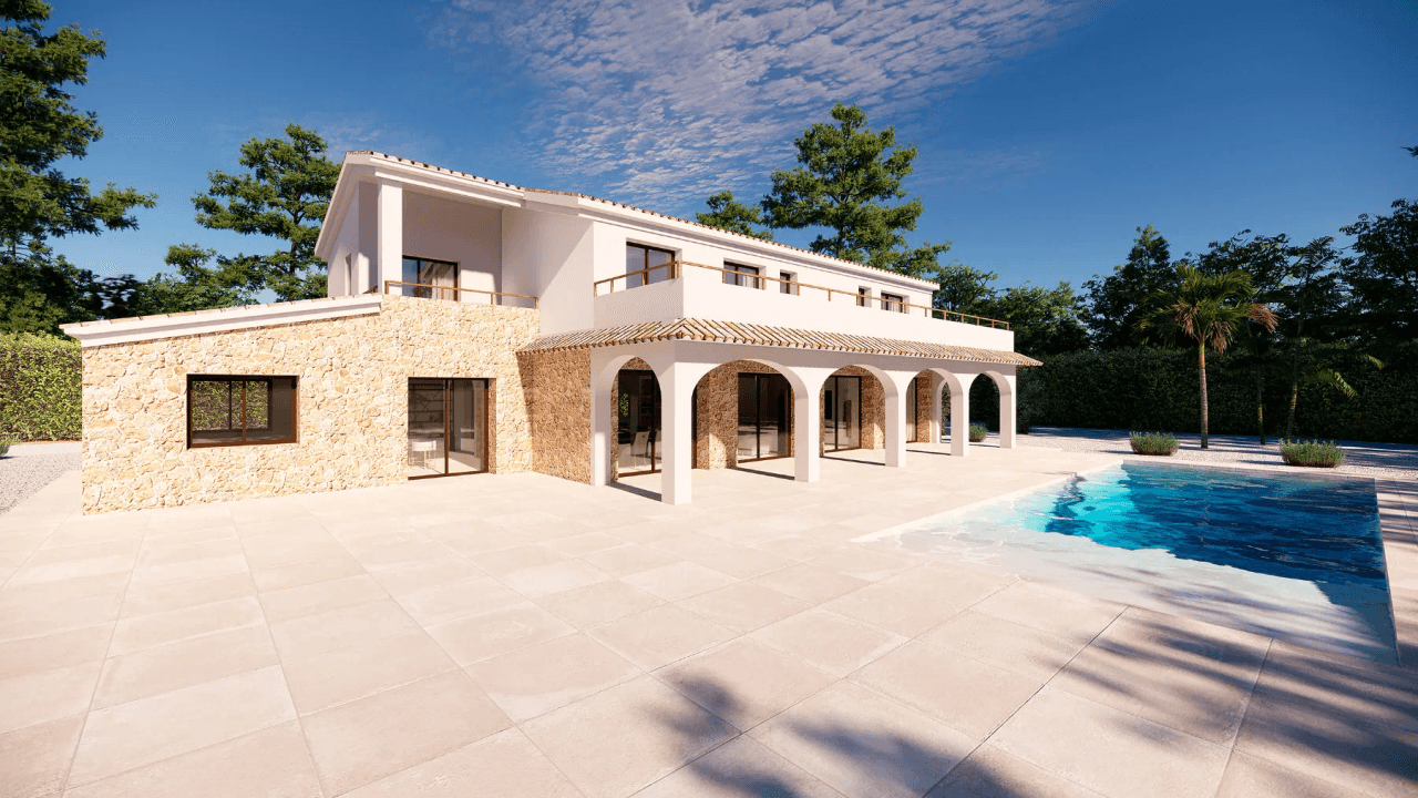 Projet de finca de luxe à vendre à Benissa