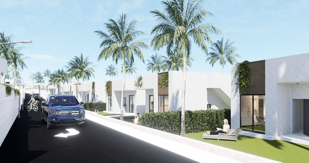 Villas avec 3 chambres, 2 salles de bains et terrasse sur le toit dans un merveilleux complexe de golf
