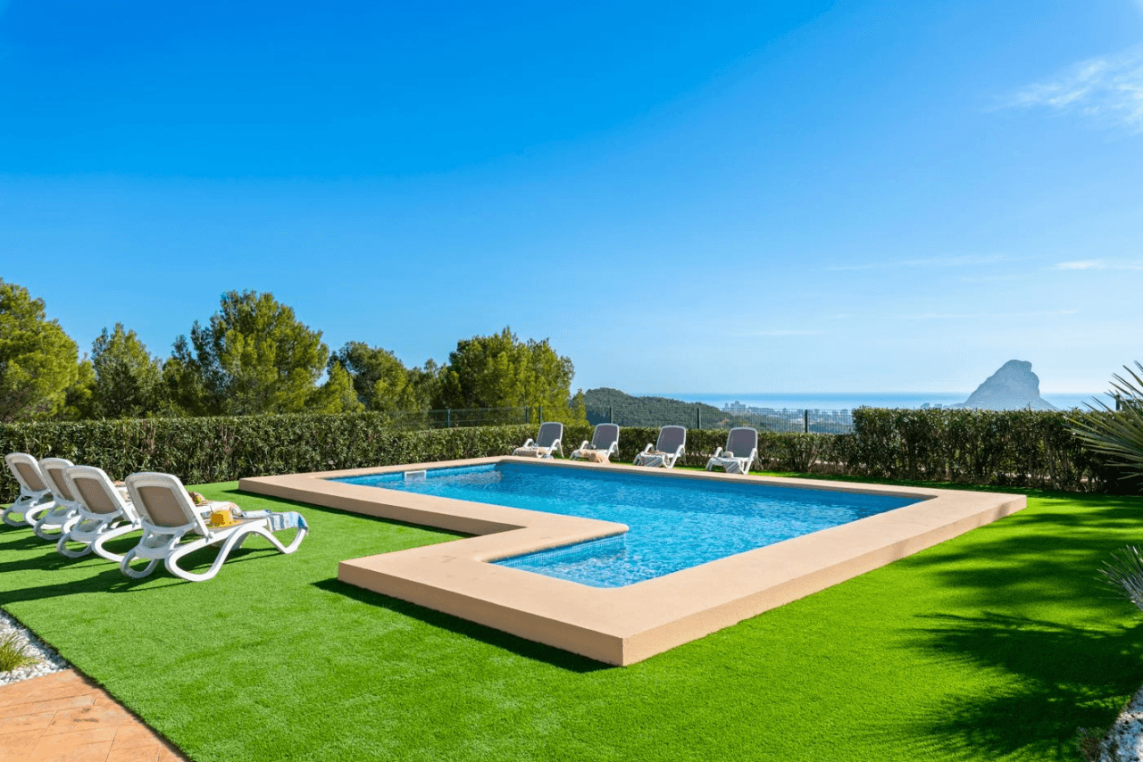 Belle finca avec vue sur la mer à vendre à Calpe