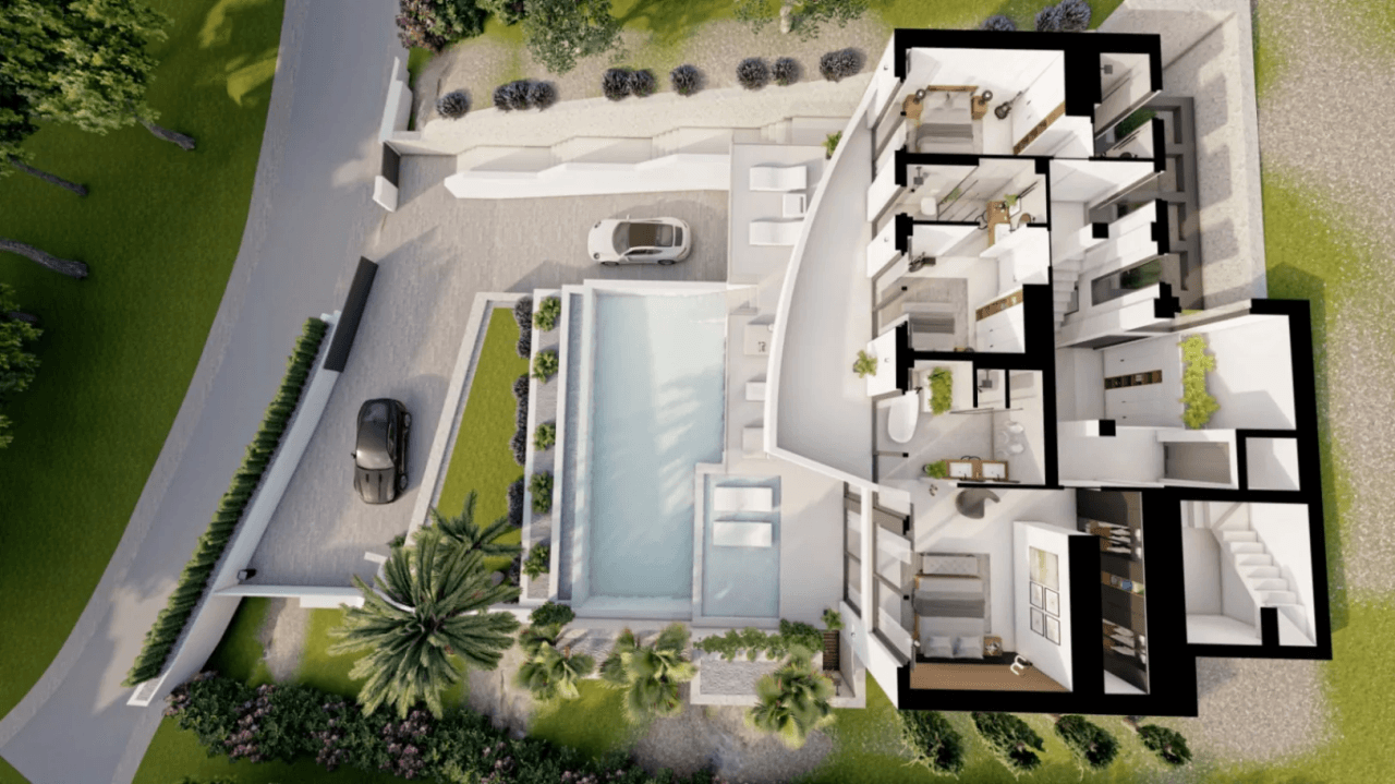 En construction : villa de luxe à Altea