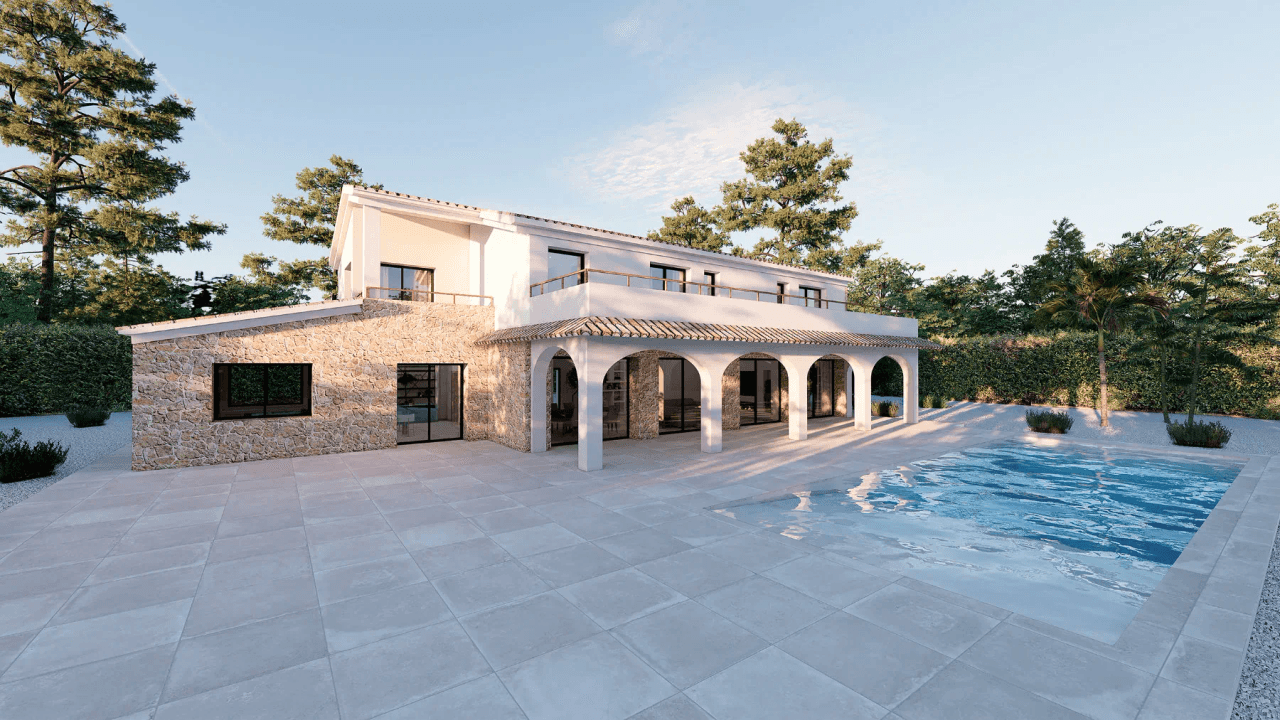 Projet de finca de luxe à vendre à Benissa