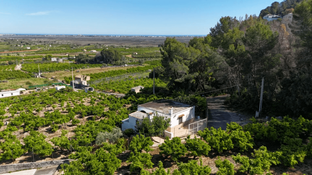 Charme rural avec vue sur la mer et la vallée de Pego