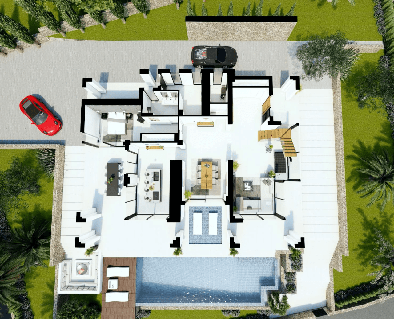 Robuste villa neuve à vendre à Benissa