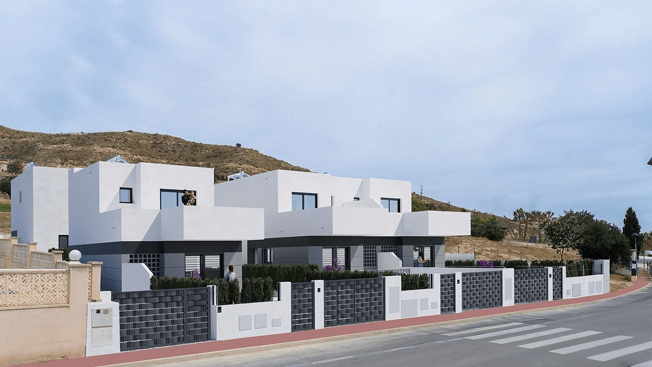 Modernes villas de 3 chambres avec piscine communautaire dans un cadre magnifique