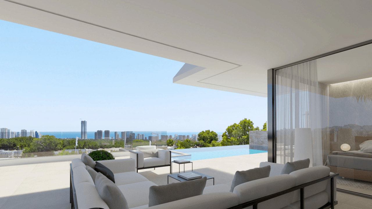 Superbe villa de luxe vue mer à vendre à Finestrat
