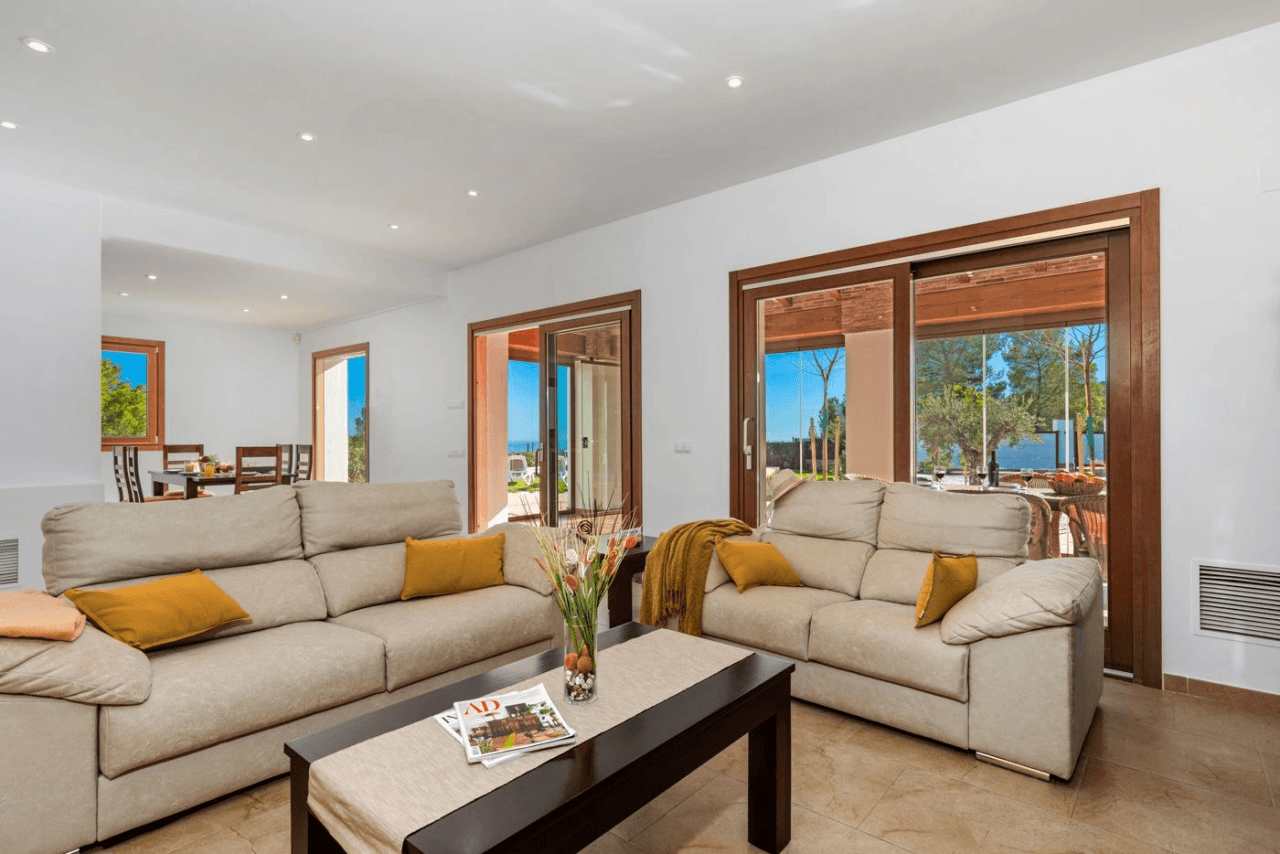Belle finca avec vue sur la mer à vendre à Calpe