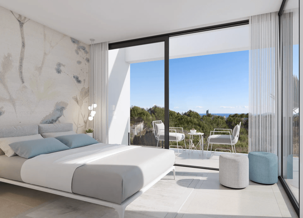 Villas modernes avec vue sur la mer à vendre à Finestrat