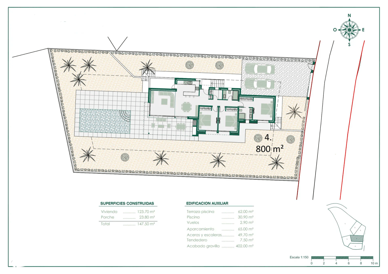 Projet de villa de plain-pied à vendre à Benissa