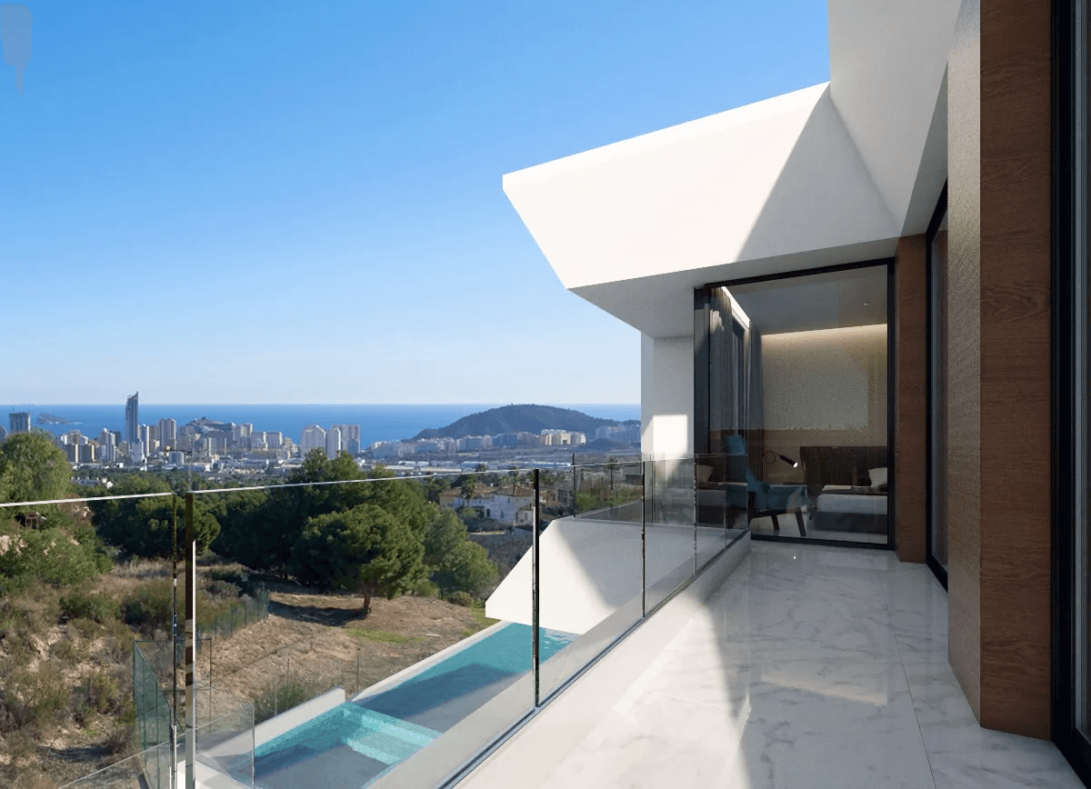 Superbe villa de luxe vue mer à vendre à Finestrat
