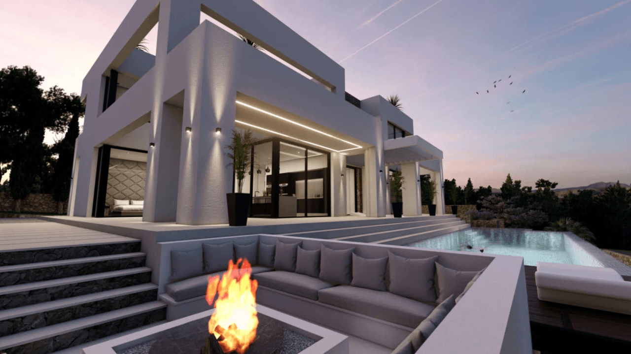 Robuste villa neuve à vendre à Benissa