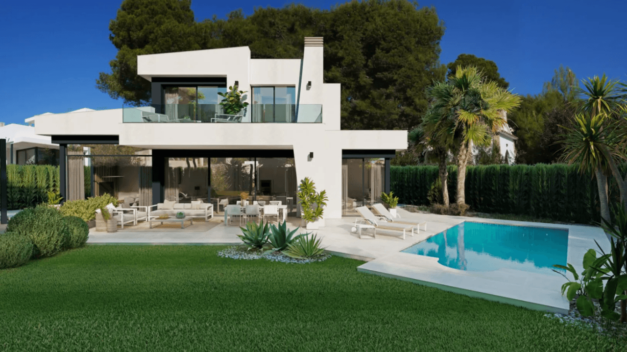 Belle villa moderne à vendre à La Fustera, Benissa