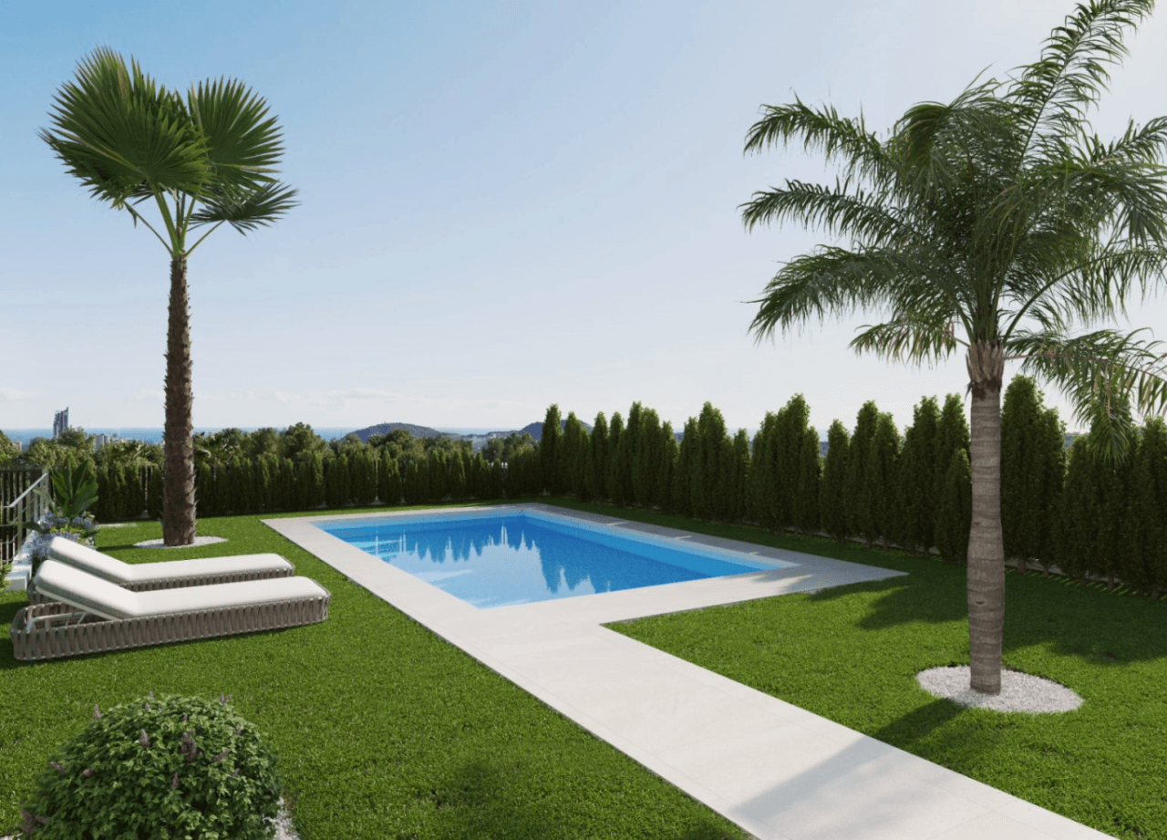 Villas modernes avec vue sur la mer à vendre à Finestrat