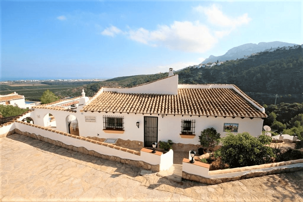 Impressionnantes vues depuis notre ''Villa Paraiso'' à Monte Pego