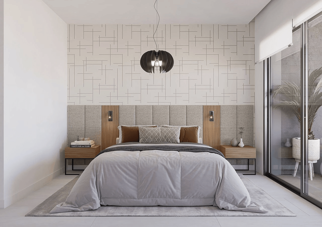 Appartements avec 3 chambres, 2 salles de bain, climatisation et vue sur la mer en première ligne de la plage