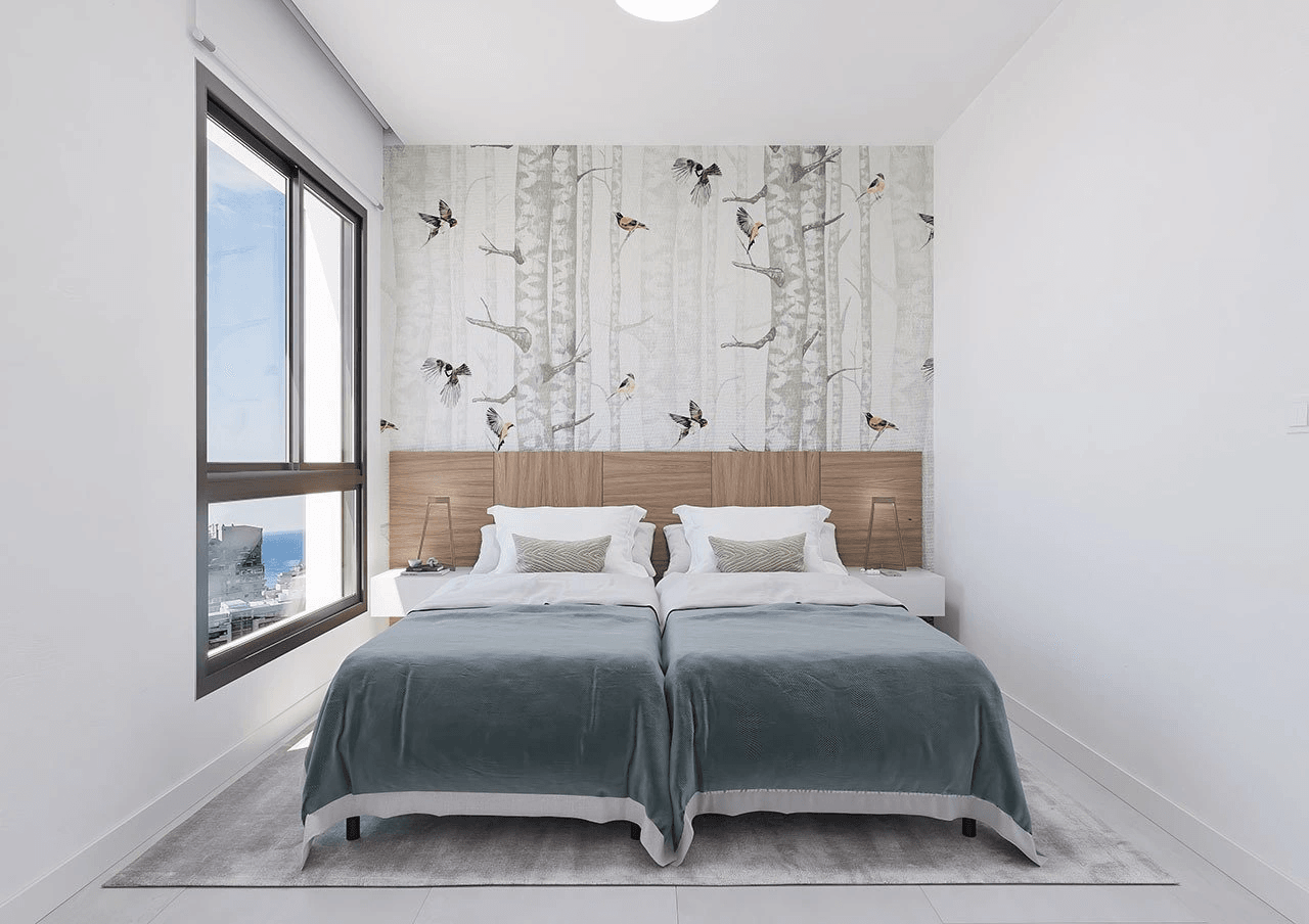 Appartements avec 3 chambres, 2 salles de bain, climatisation et vue sur la mer en première ligne de la plage