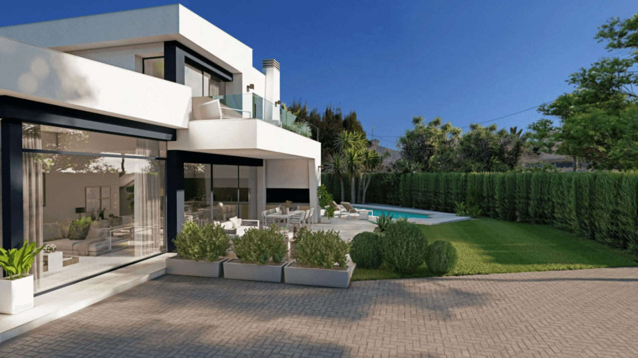 Belle villa moderne à vendre à La Fustera, Benissa
