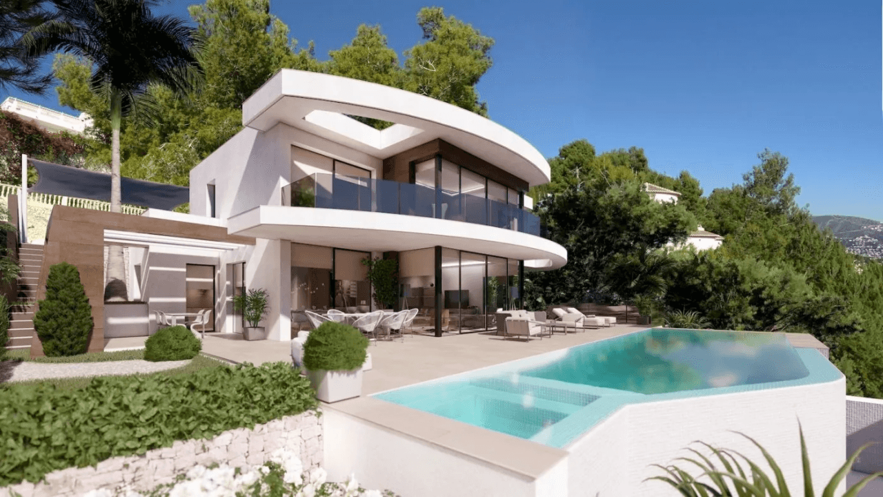 PROYECTO: NUEVO CHALET DE LUJO EN MORAIRA CON VISTAS PANORÁMICAS AL MAR