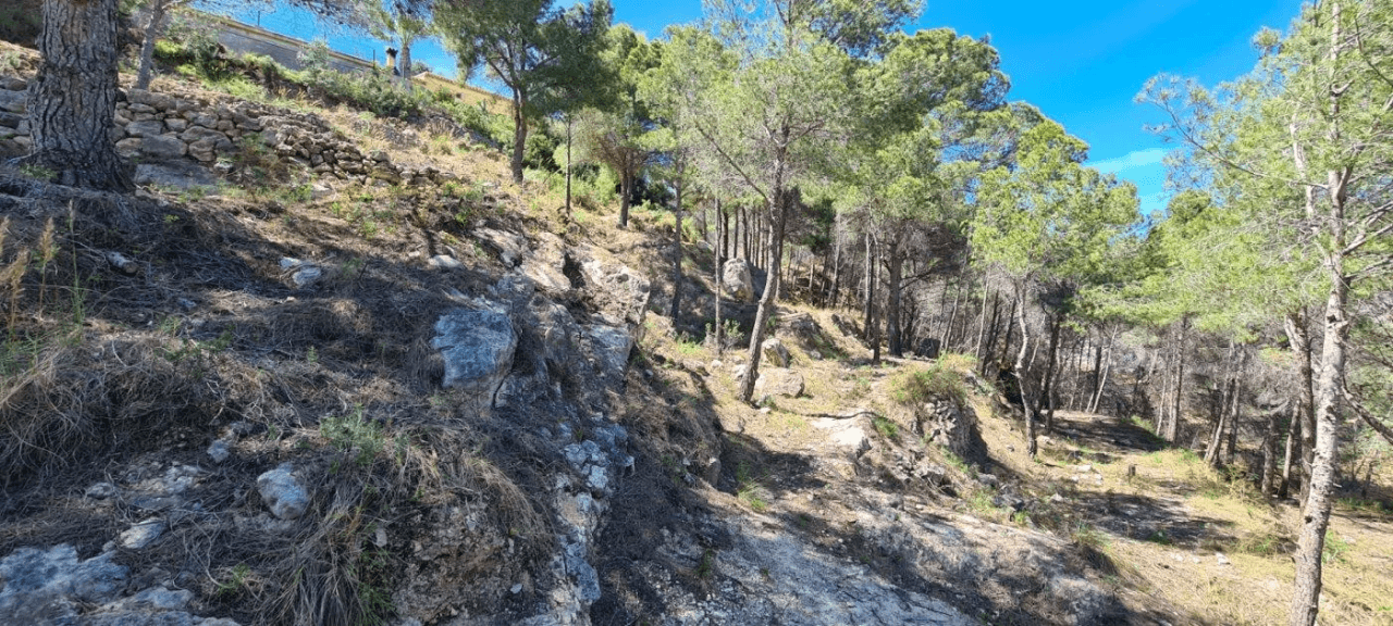 TERRAIN AVEC VUE PANORAMIQUE À CALPE.