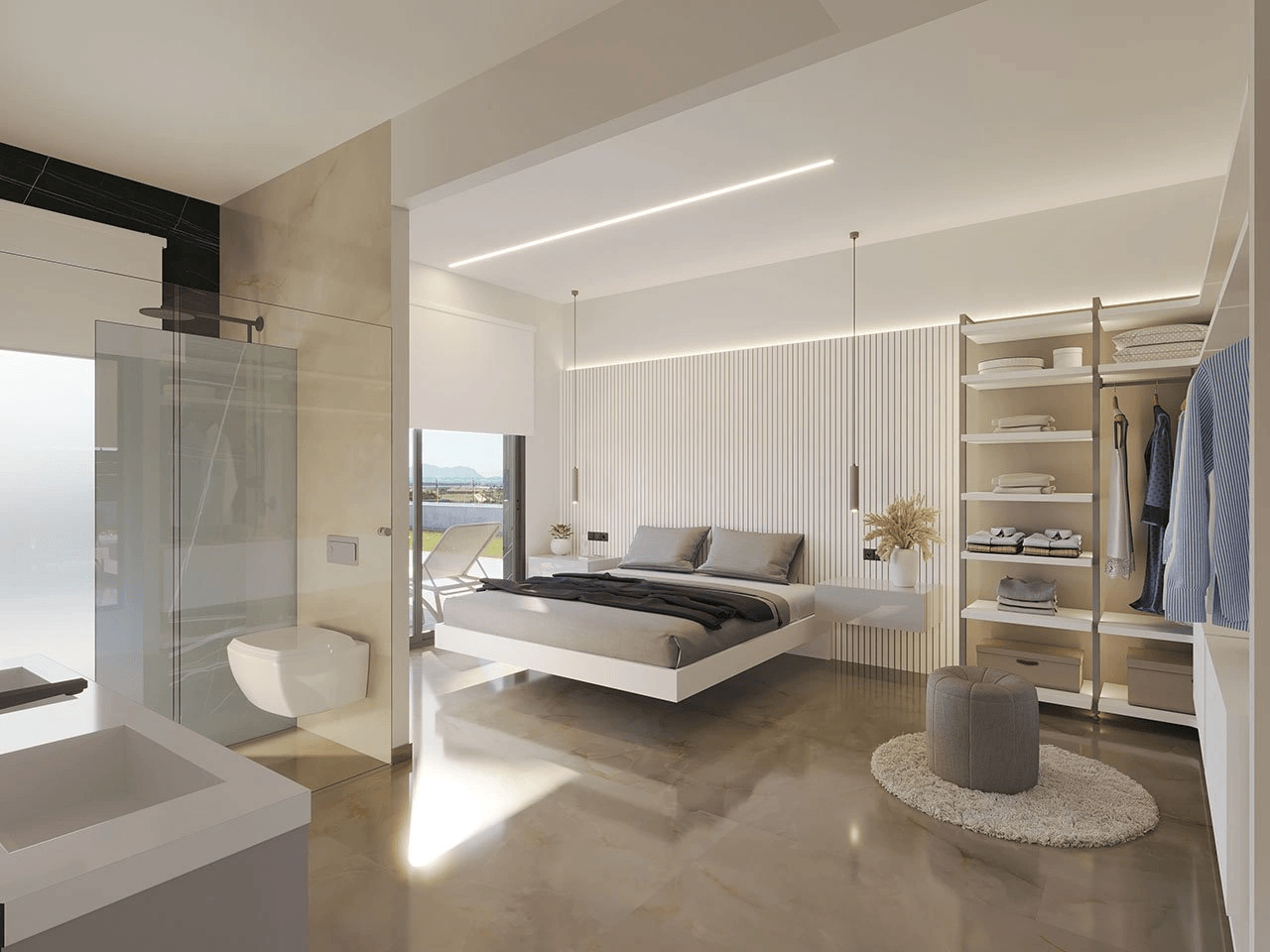 Villas avec 3 chambres, 2 salles de bains, terrasse sur le toit et piscine privée dans un merveilleux complexe de golf