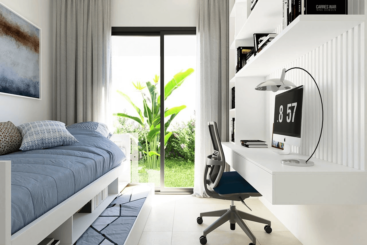 Maisons jumelées modernes de 3 chambres dans un complexe privé avec toit-terrasse et piscine privée